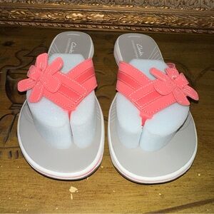 Womens Clarks® Cloudsteppers™ Brinkley Flora Flip Flops Sandal Brand New size 12